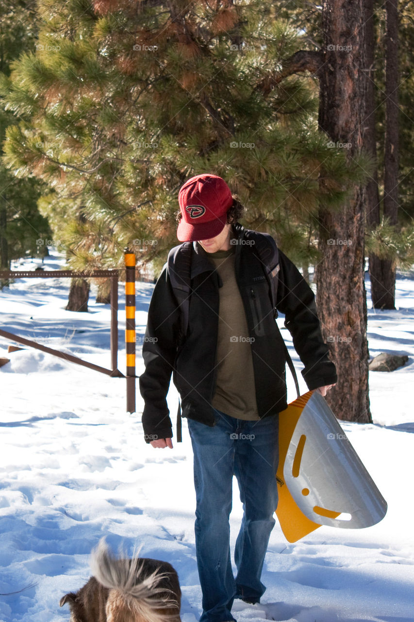 Heading sledding