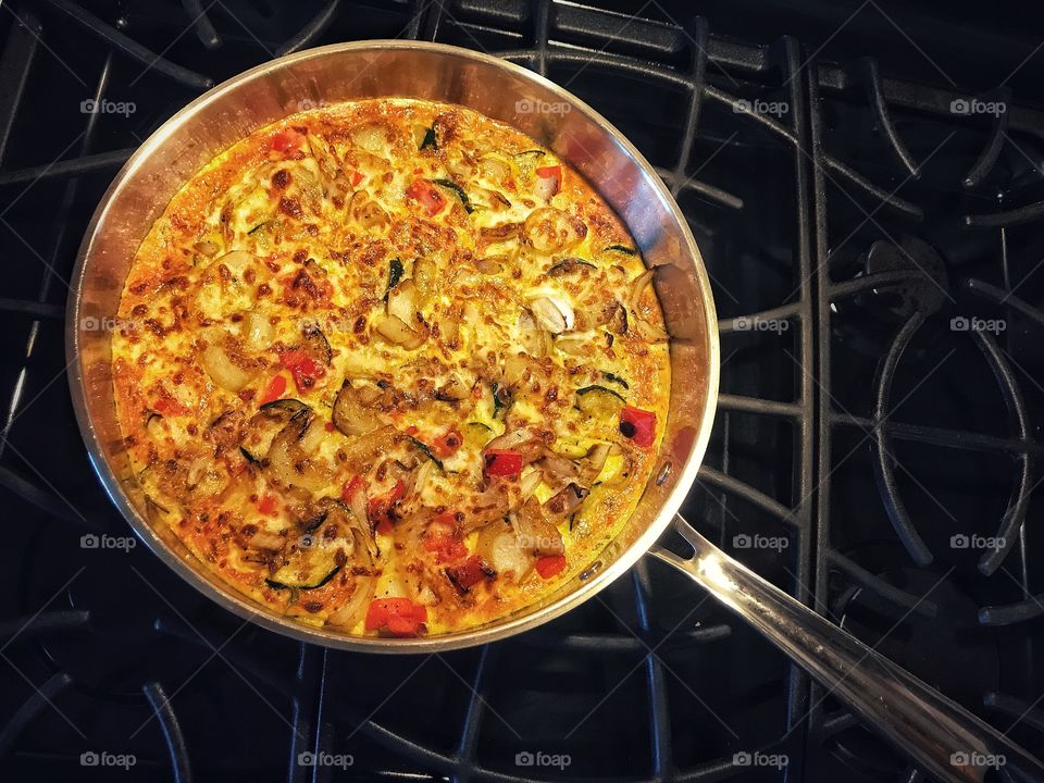 Vegetarian frittata 