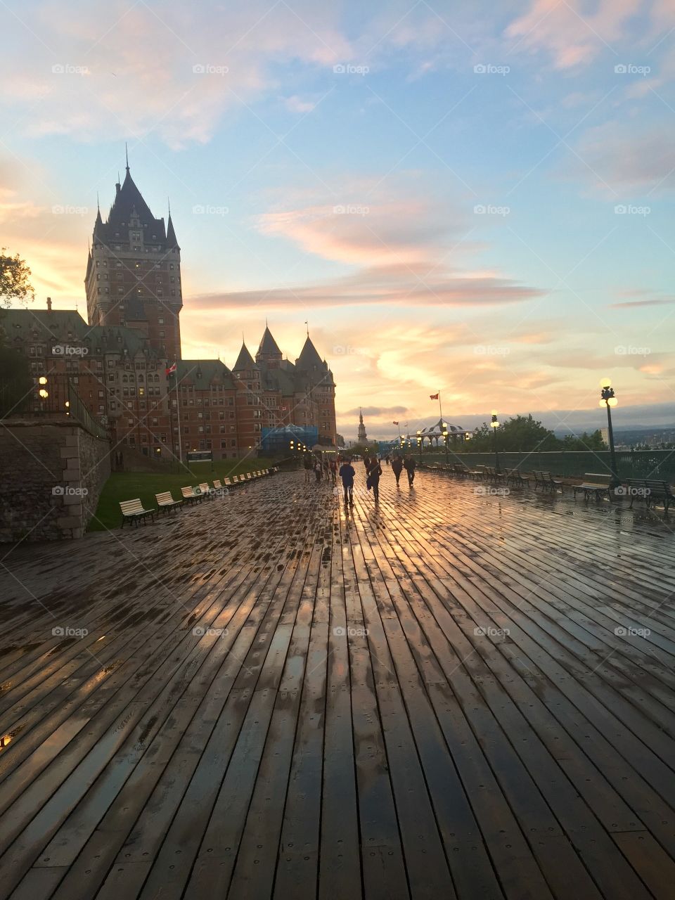 Quebec sunset