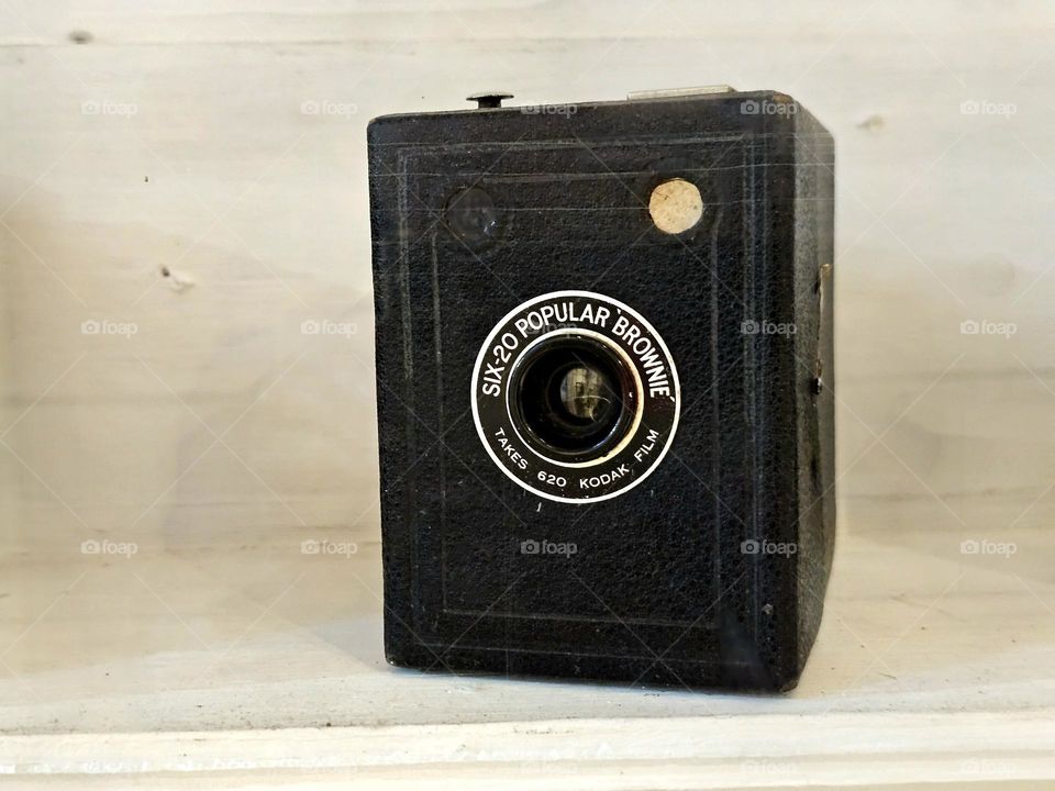 Kodak camara: popular brownie