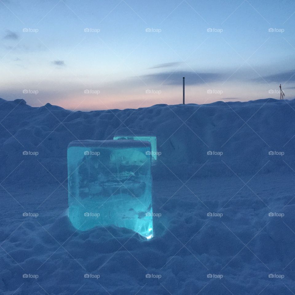 Ice blocks