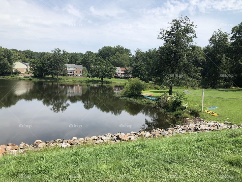 Braddock Lake in Virginia 