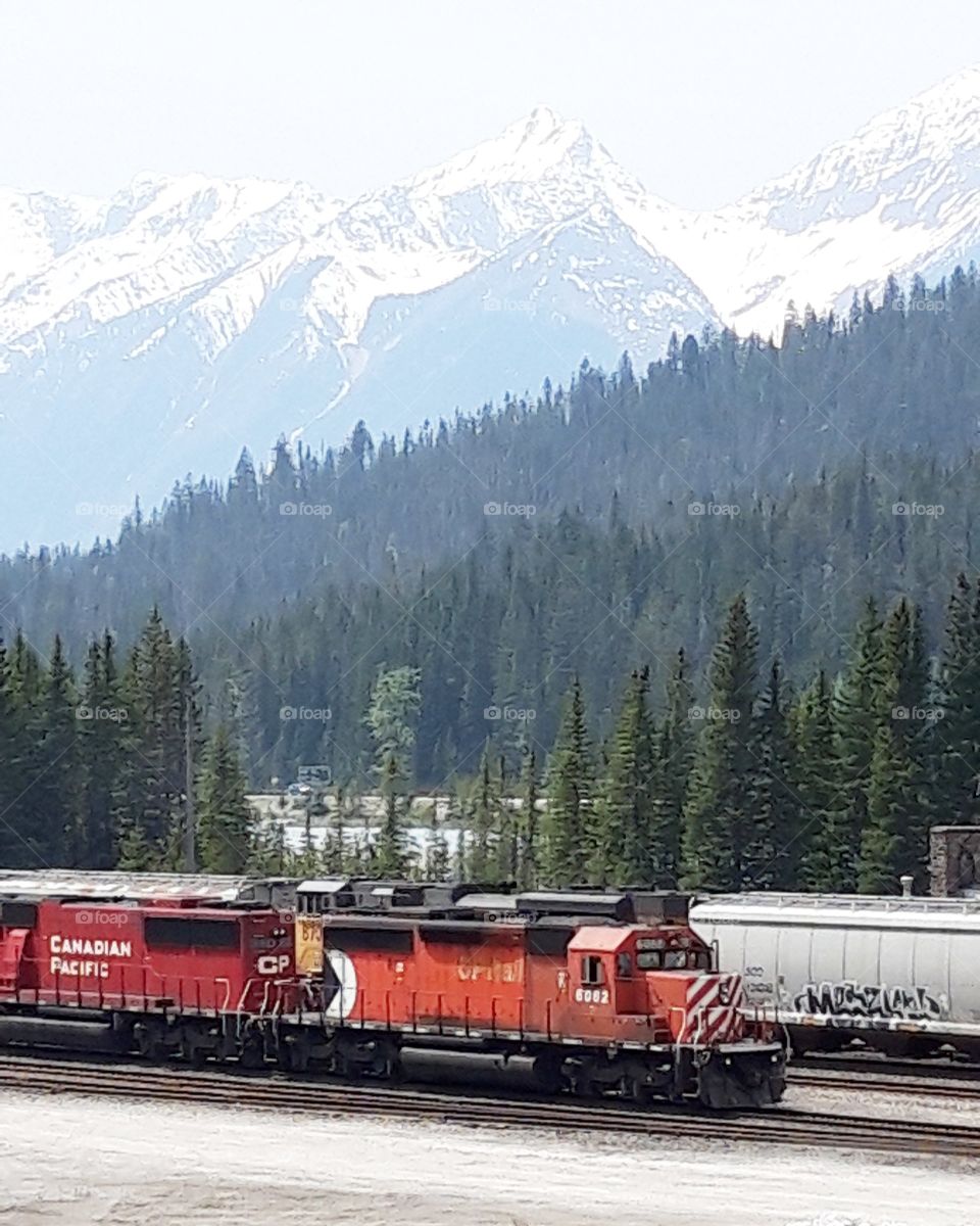 canadian Pacific in Field Canada