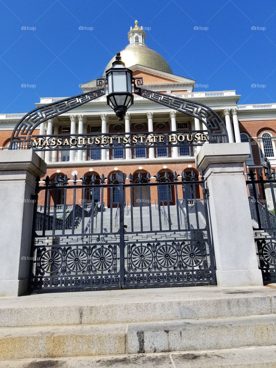 Massachusetts State house in Boston