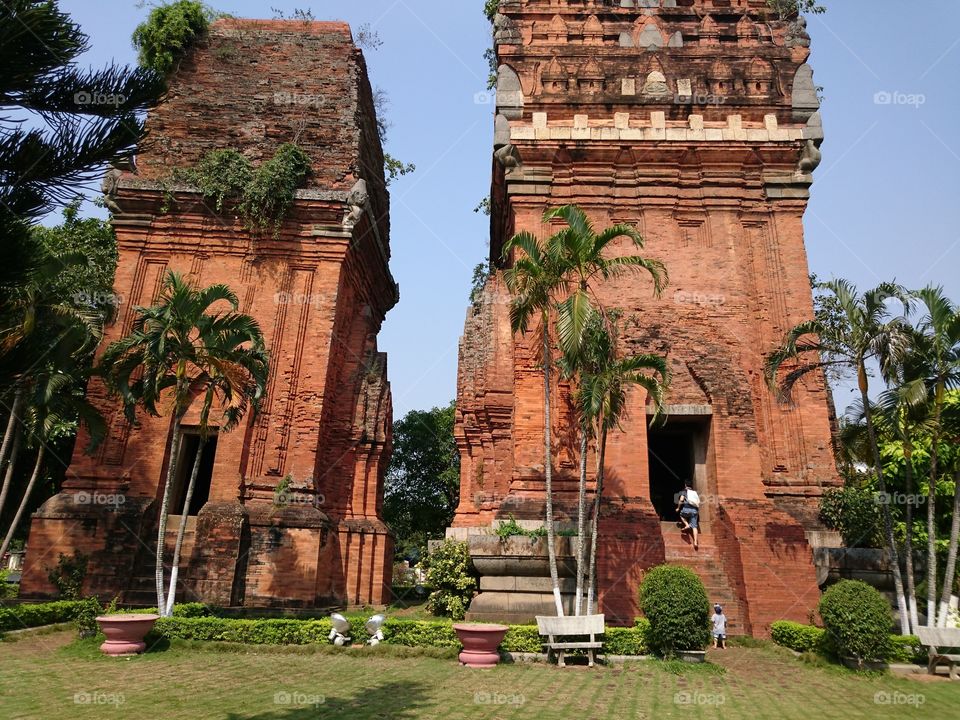 ancient tower in quy nhon