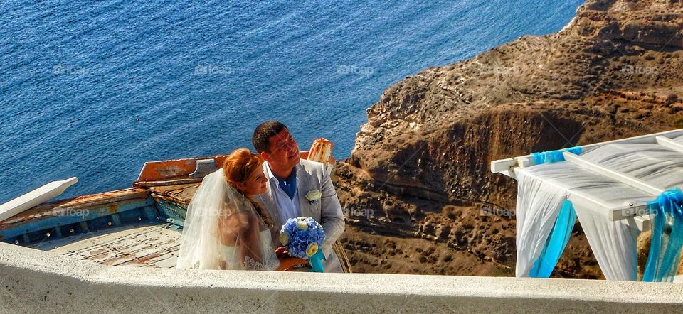 Santorini wedding