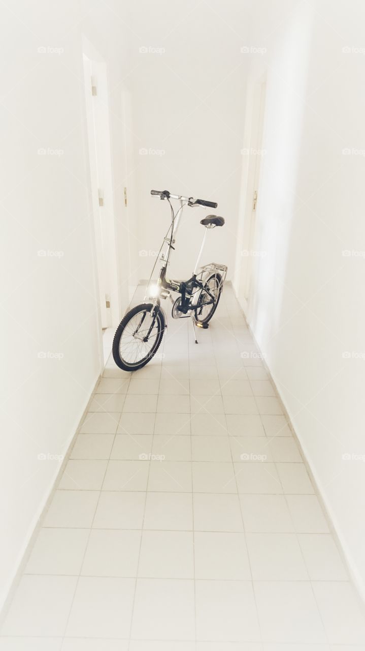 White bike