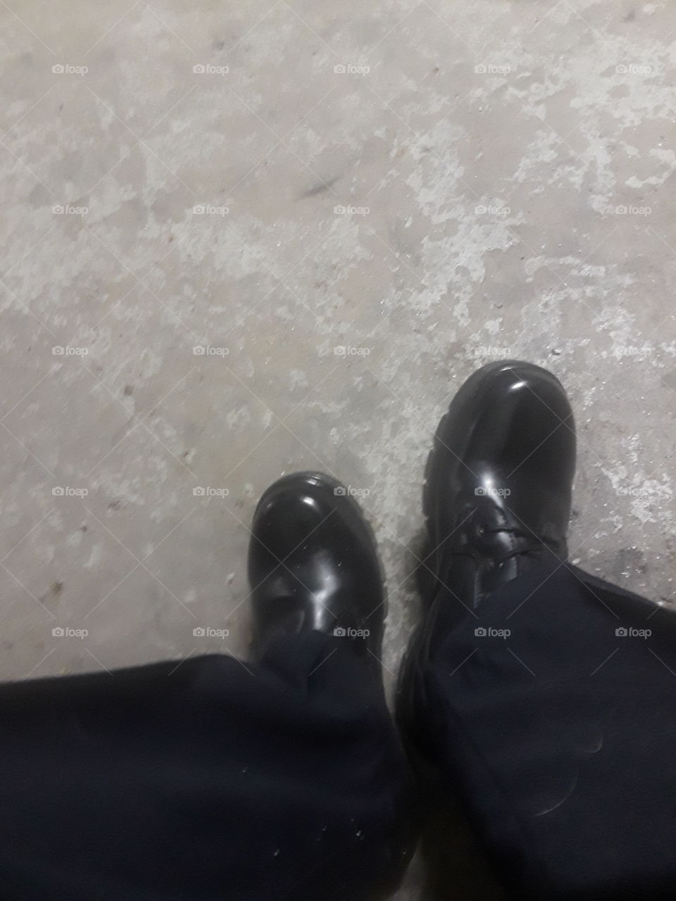 polished boots