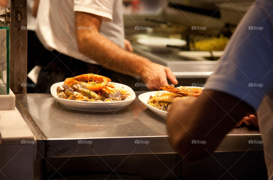 Chef in the kitchen