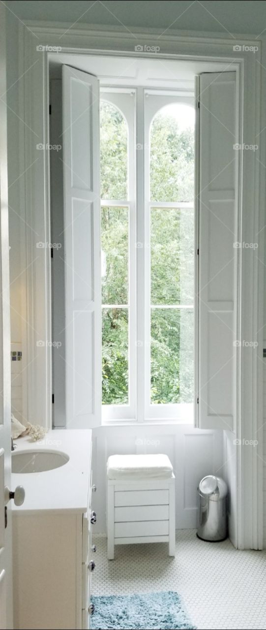 White Powder Room