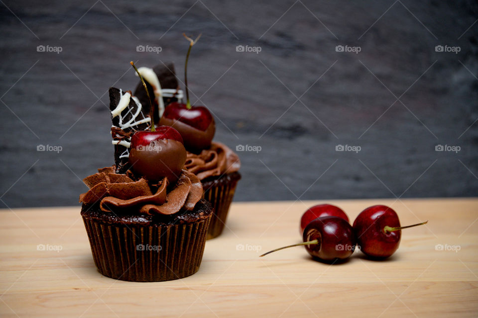 Chocolate Covered Cherry Cupcakes