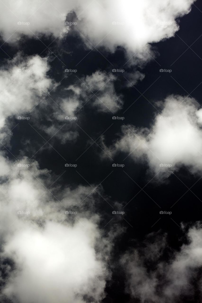 Dramatic dark winter sky with clouds trippy psychedelic minimalist keep dreaming high time hustling