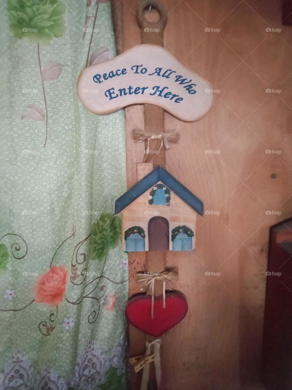 #WELCOME AND PEACE TO ALL WHO ENTER,, WALL DECOR