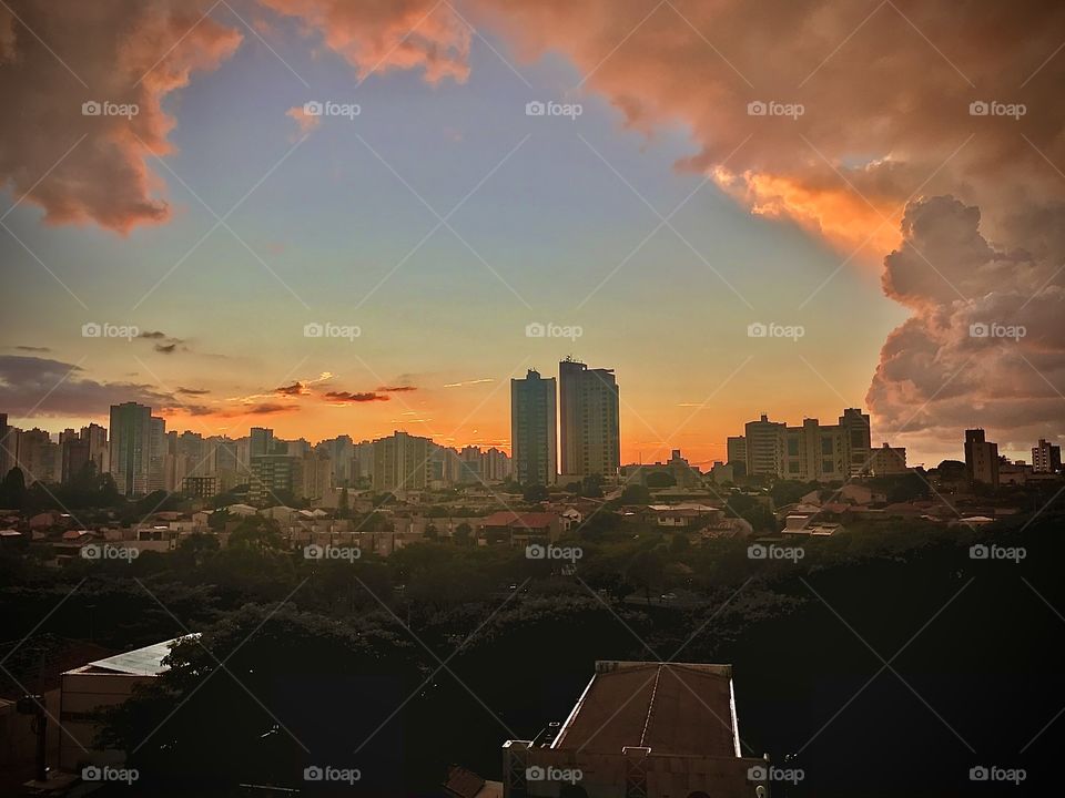 Sunset in City - Londrina 