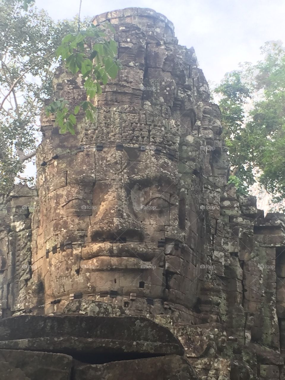 Buddha’s Face in Cambodia 