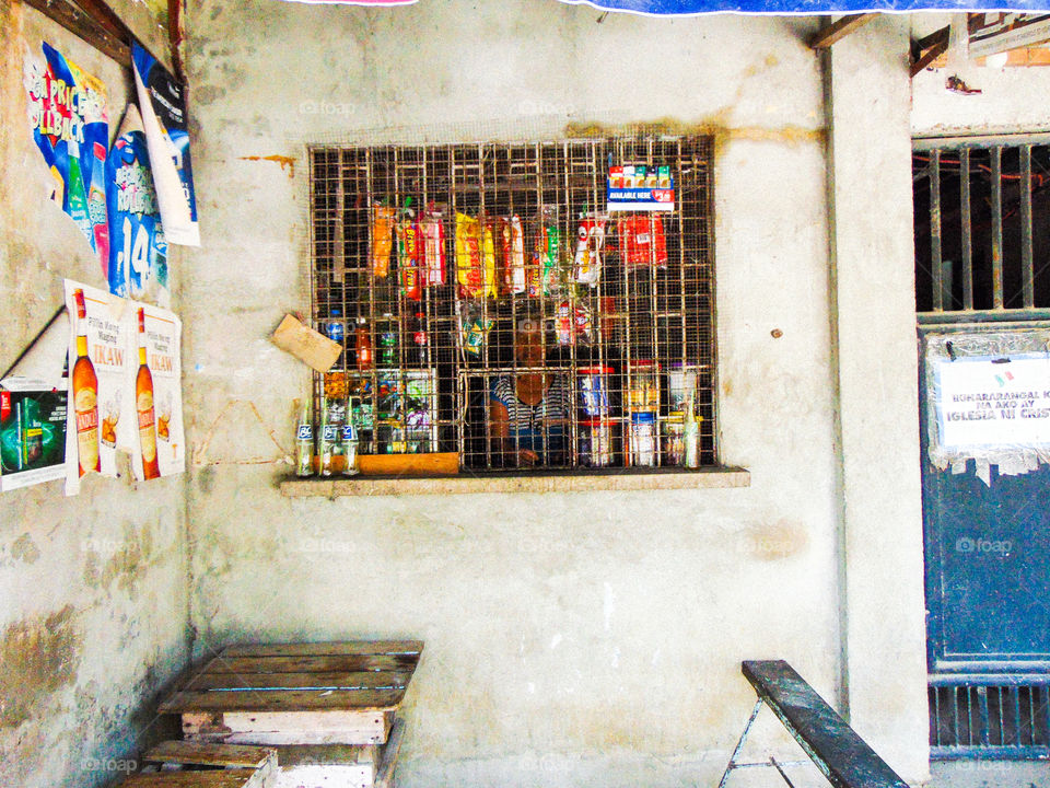 a store in the philippines with a photo of the vendor