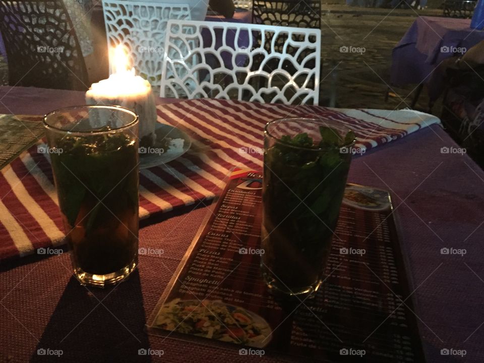 Chefchaouen 2016. There isn’t a cafe or restaurant in Morocco that doesn’t have Moroccan Mint Tea on the menu!