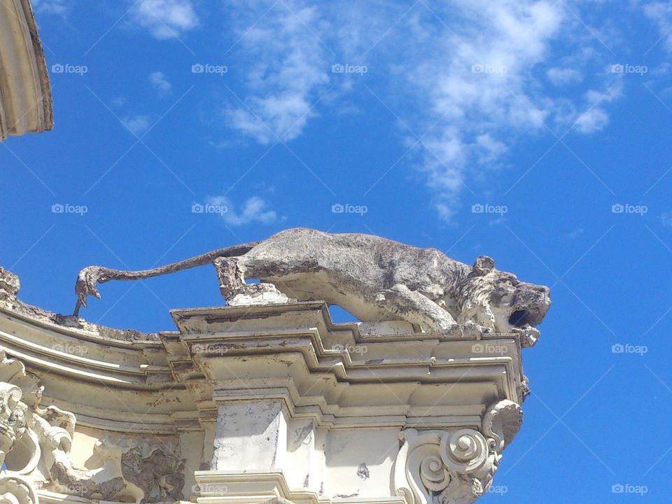 Sculpture in Parco Villa Bourguese 
Rome, Italy