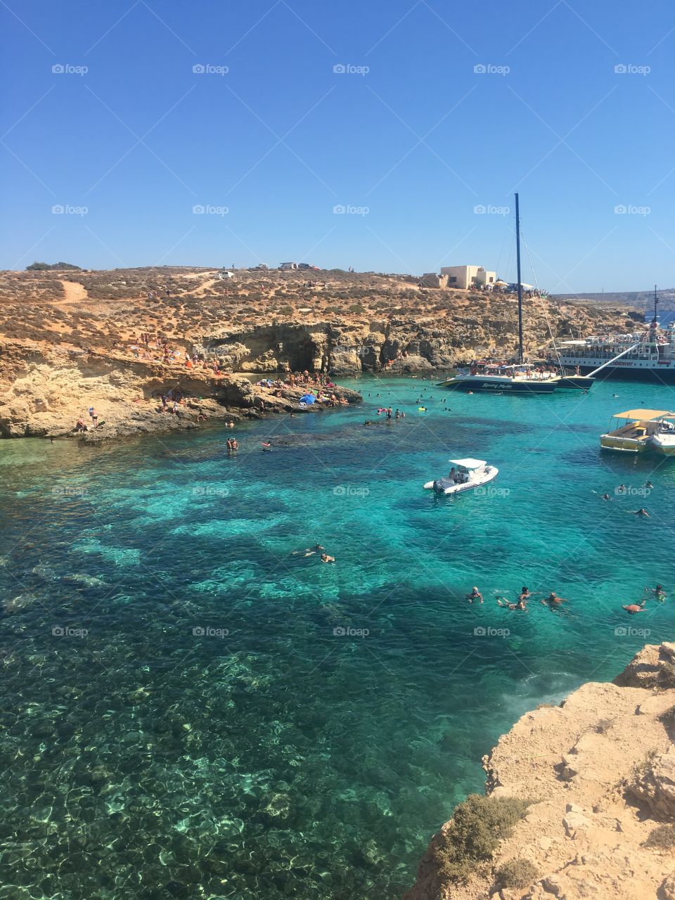 Blue lagoon, Malta.