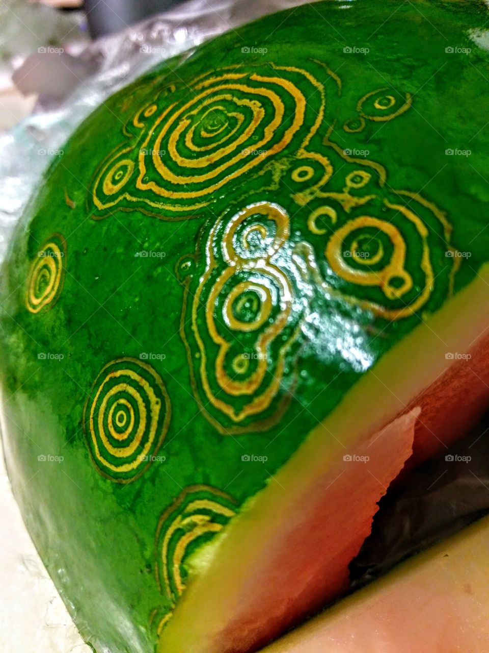 Weird patterns on Watermelon
