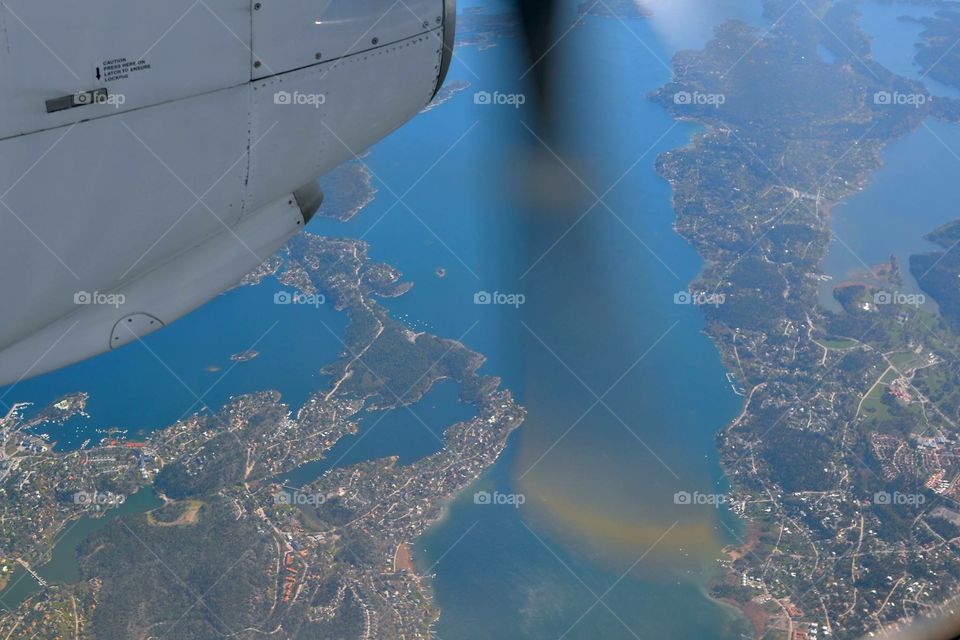 My desk is far below. My desk is far below