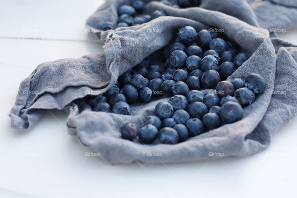 Close-up of blueberries