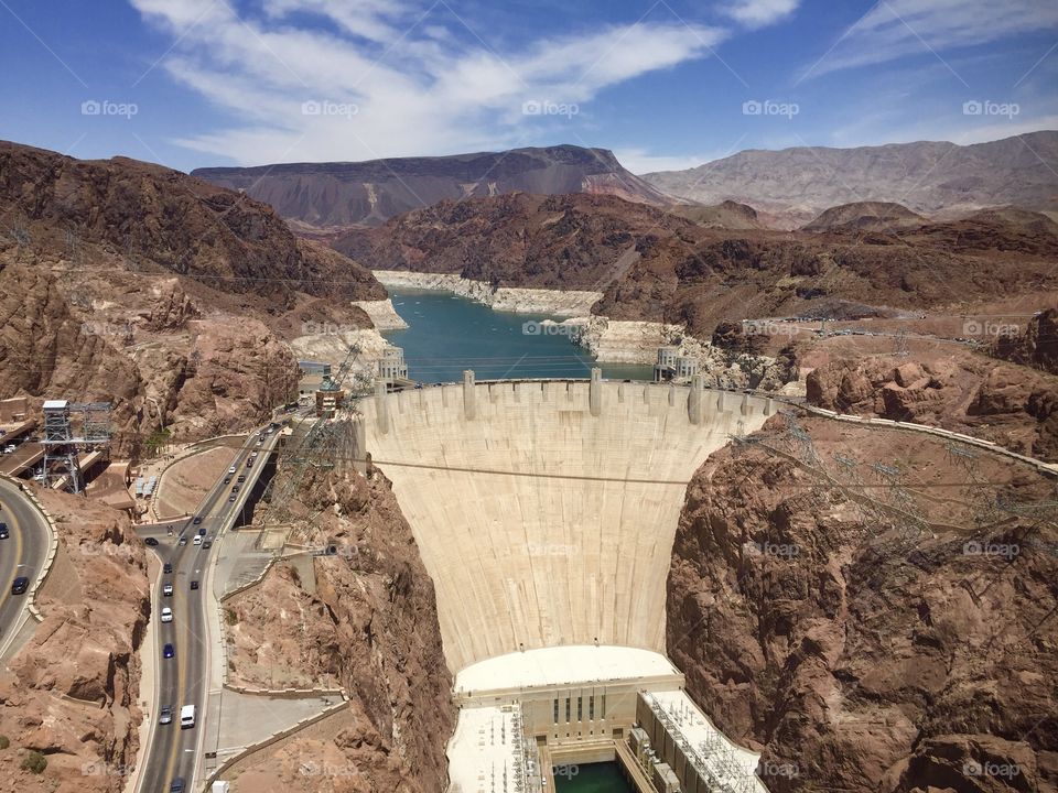 The majestic Hoover Dam