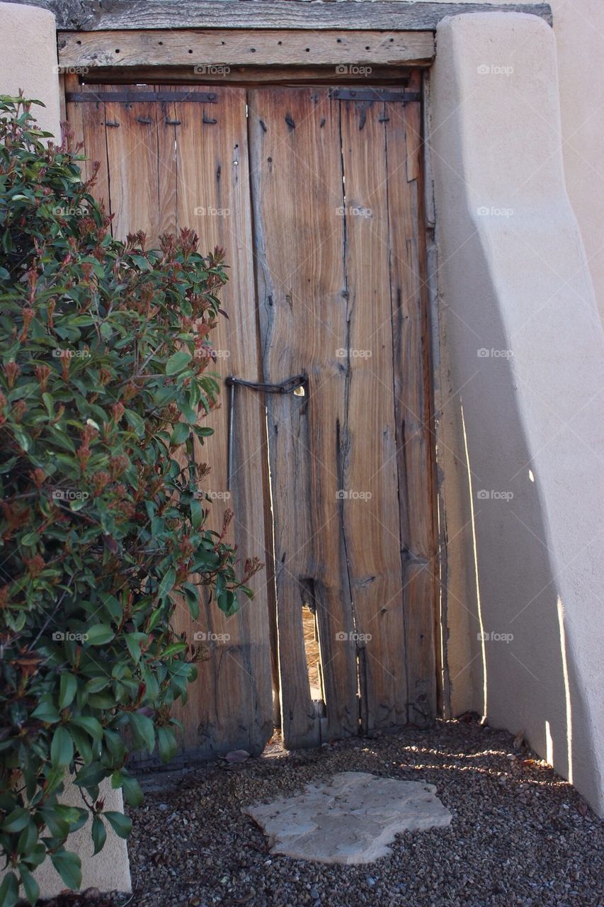 Adobe door