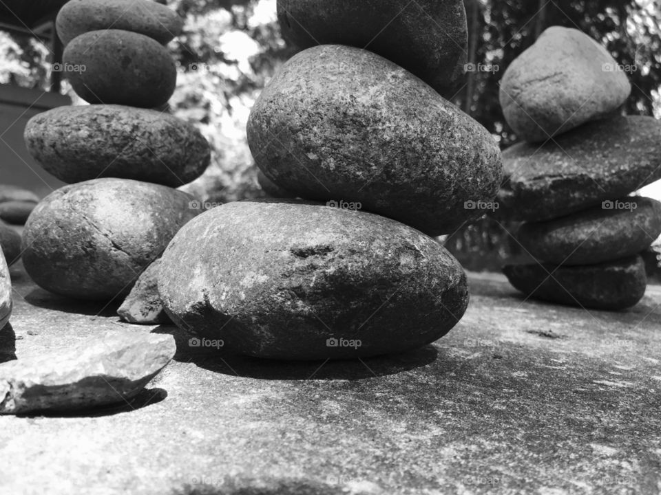 Zen, Stability, Balance, Cobblestone, Rock