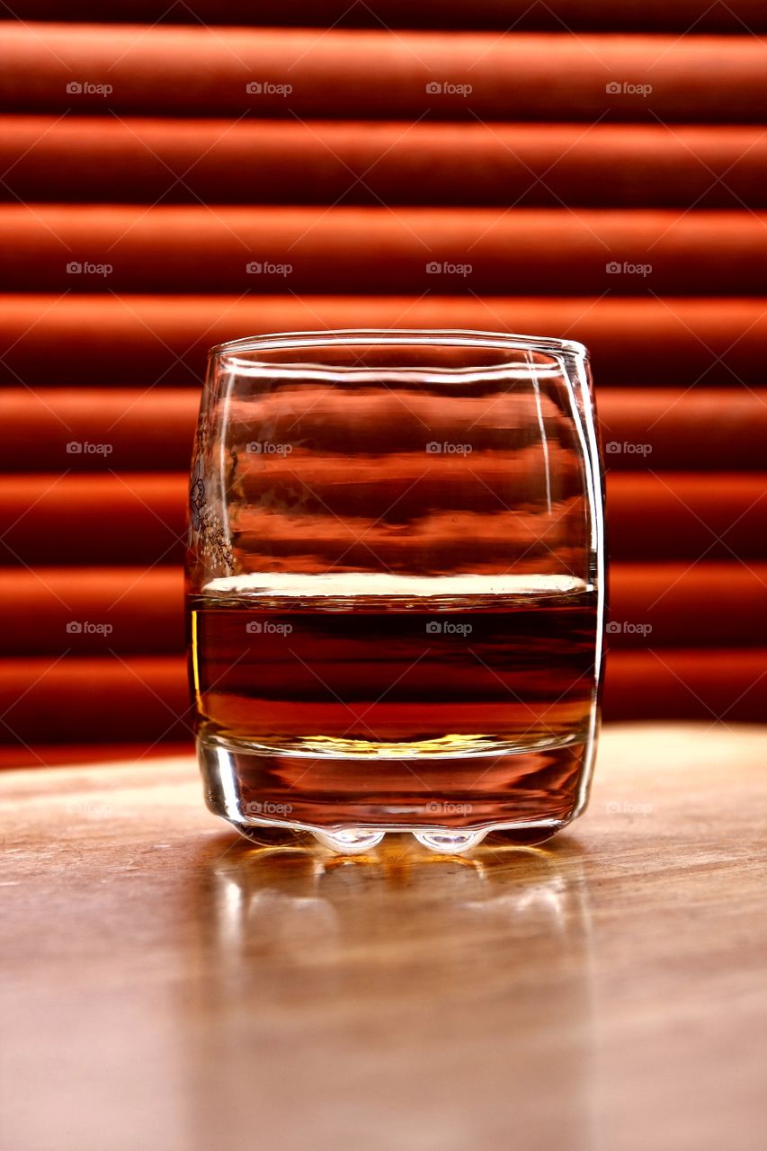 alcoholic drink in a glass