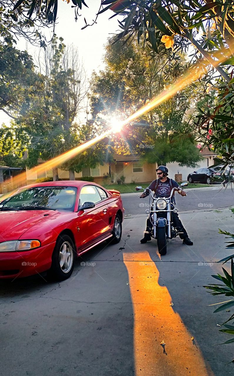 tgif sunrise. heading to work early morning