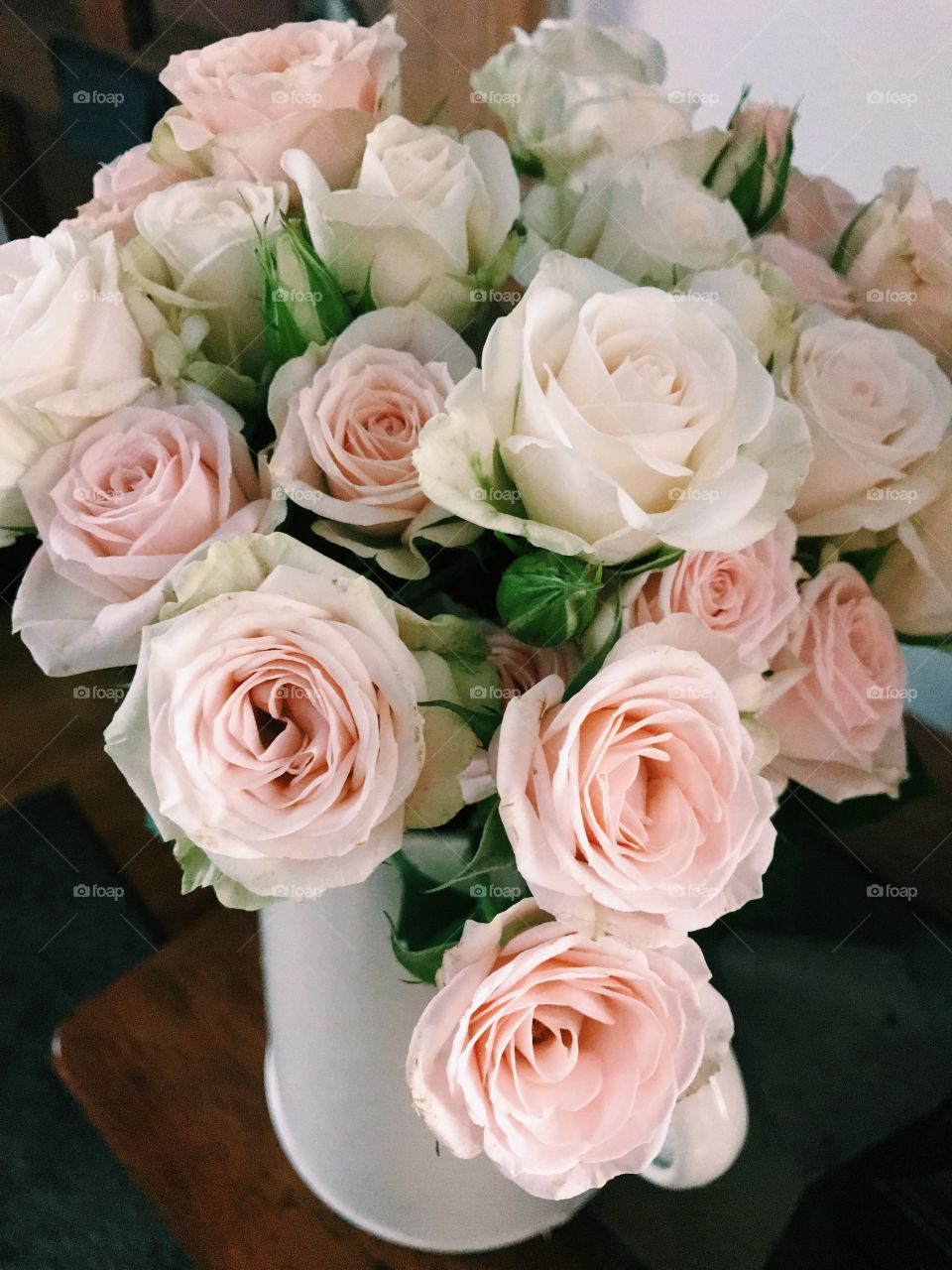 Blush roses