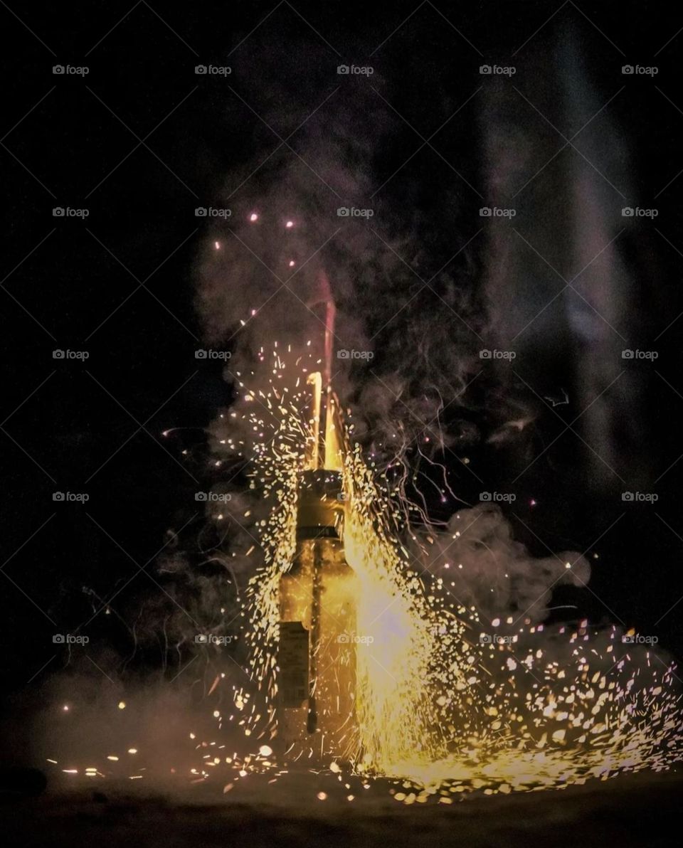 A night with sparkling celebration.