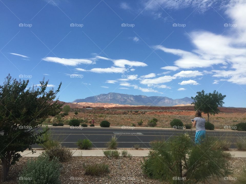 Desert mountains 