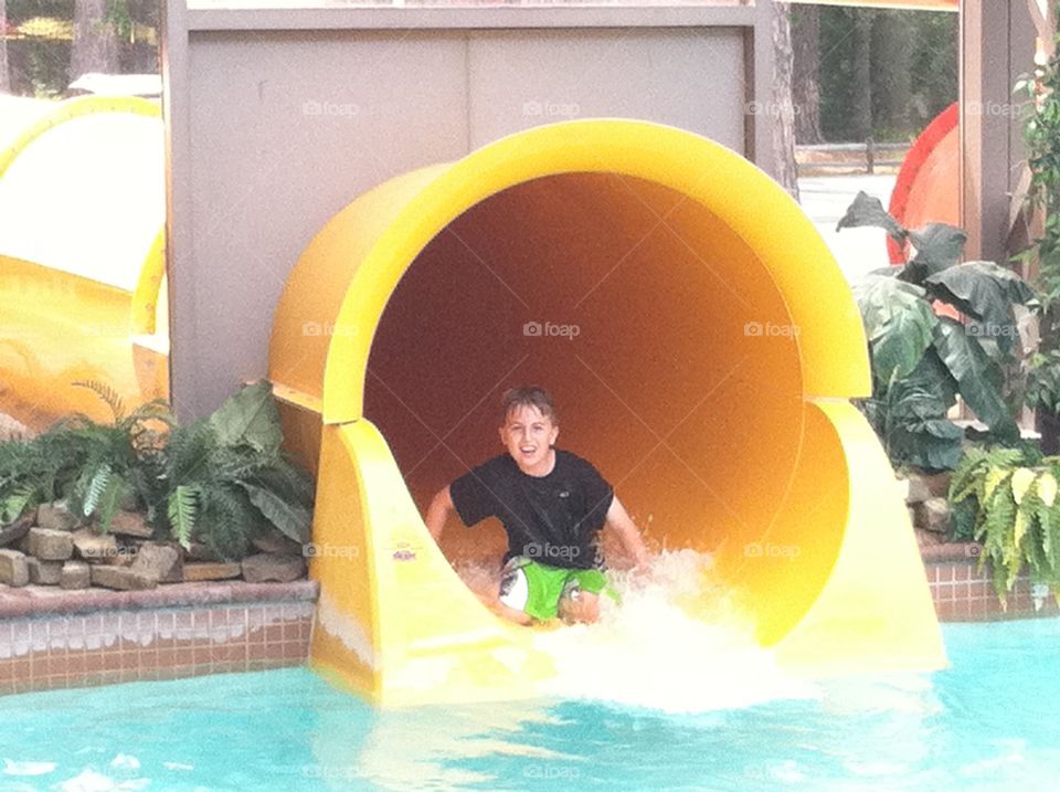 Fun times at the water park