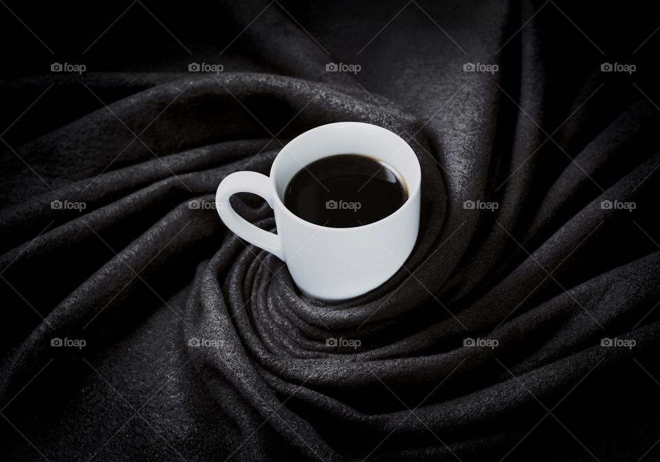 Single cup of coffee