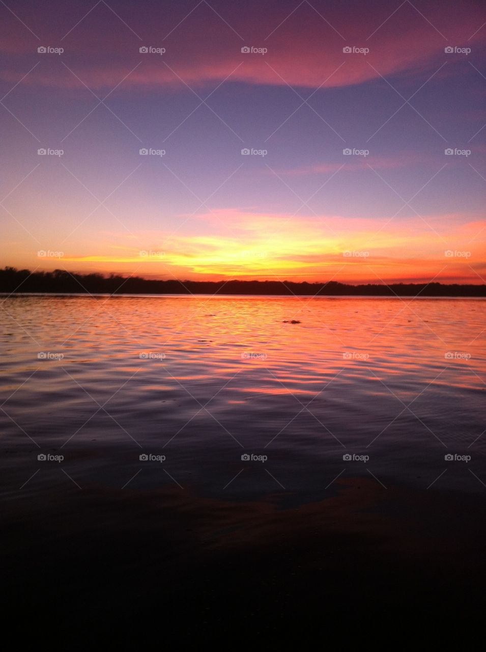 Sunset on St. Johns River, Florida