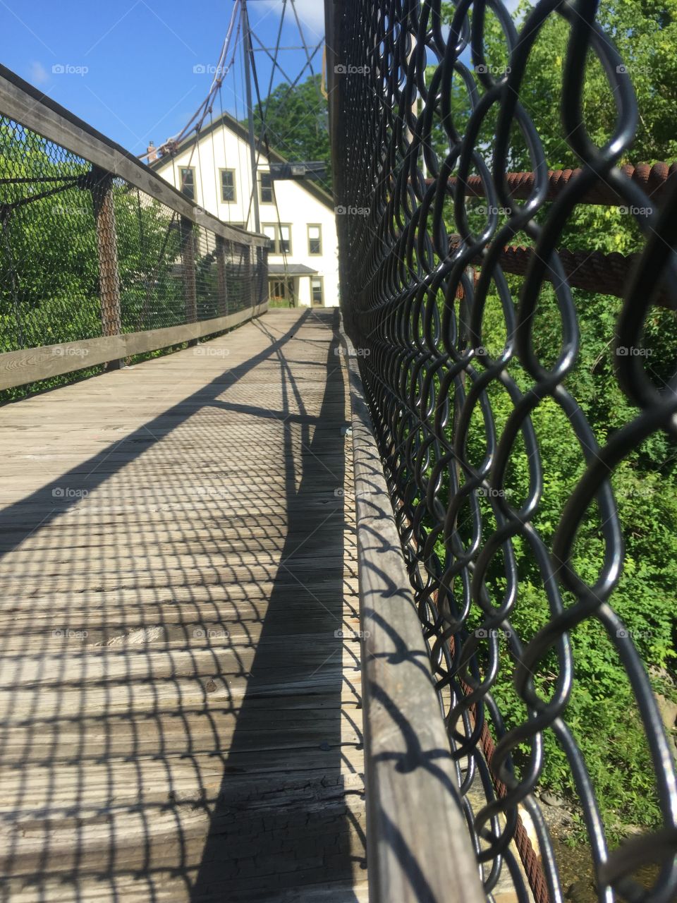 Fence, Iron, Architecture, Wire, Bridge