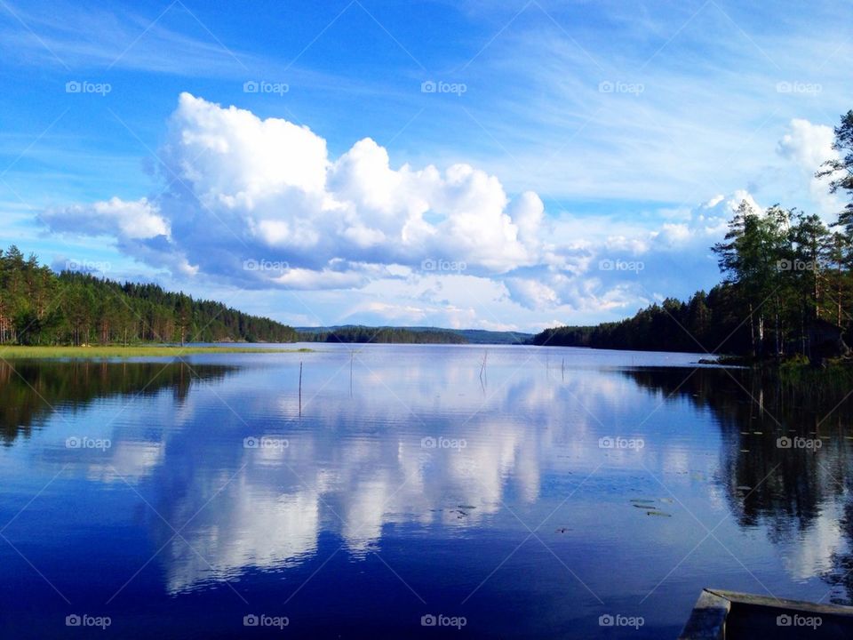 View of calm lake