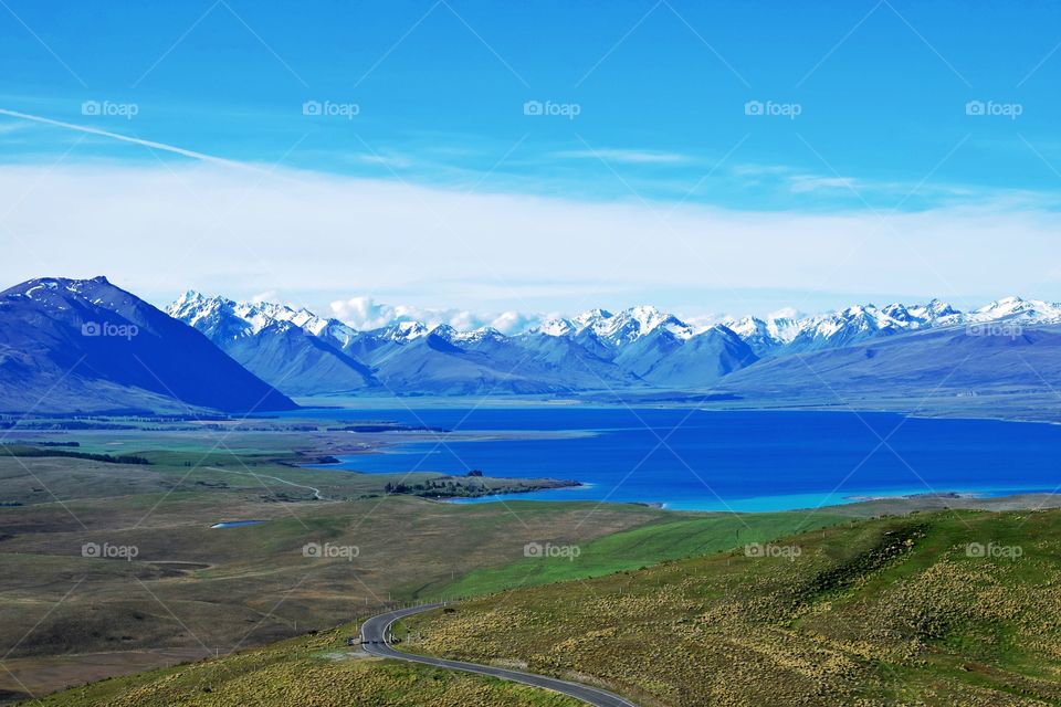 Lake Tekapo Mountain Range