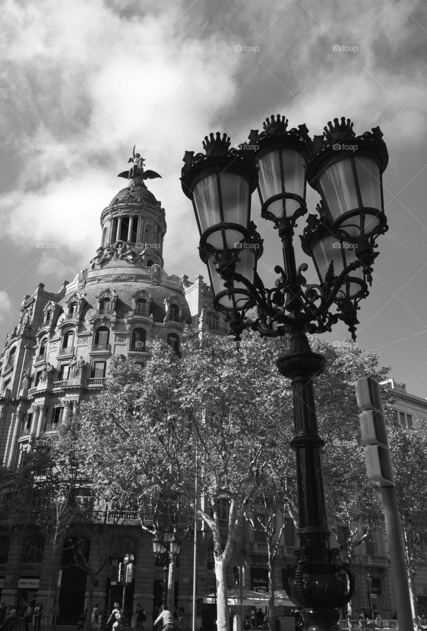 Barcelona street corner