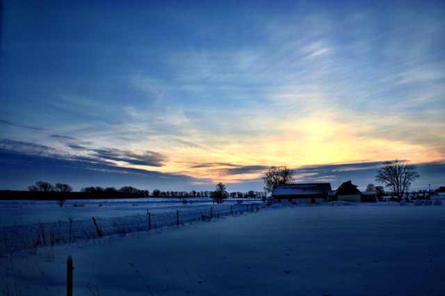 snow winter sky sweden by evildex