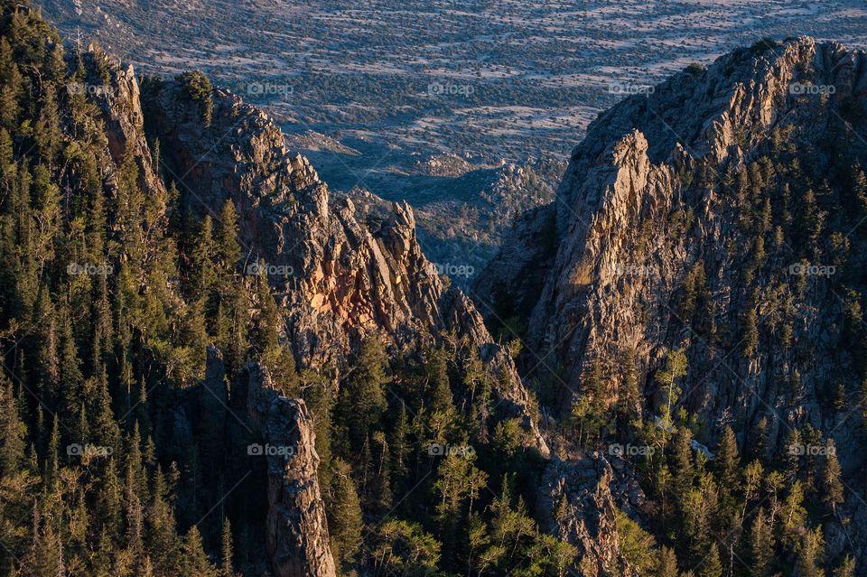 Mountaintop view of New Mexico