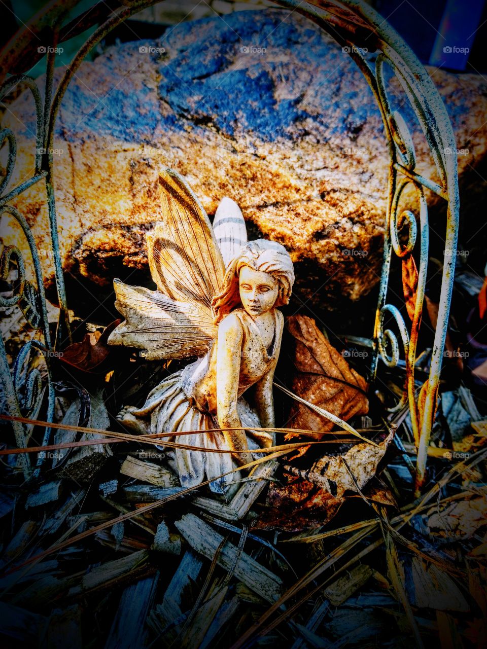 angel in the garden
