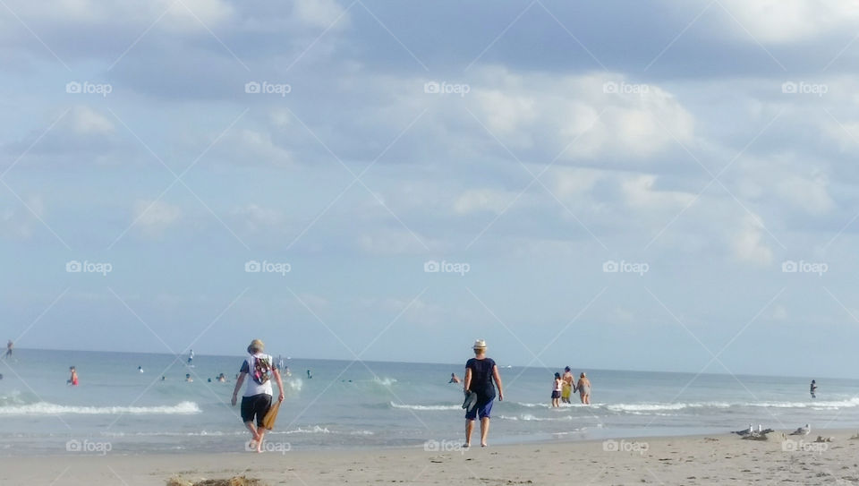 walk on the beach