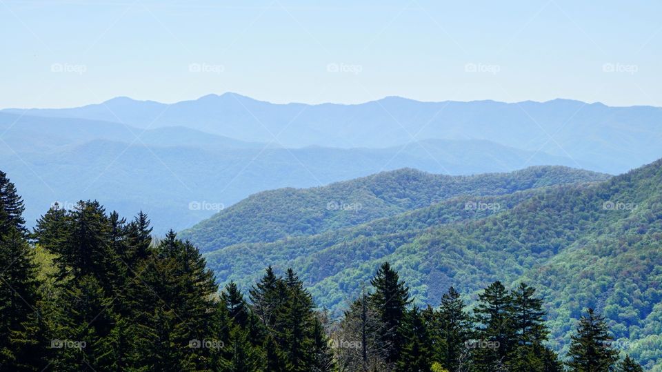 Mountain ridges 