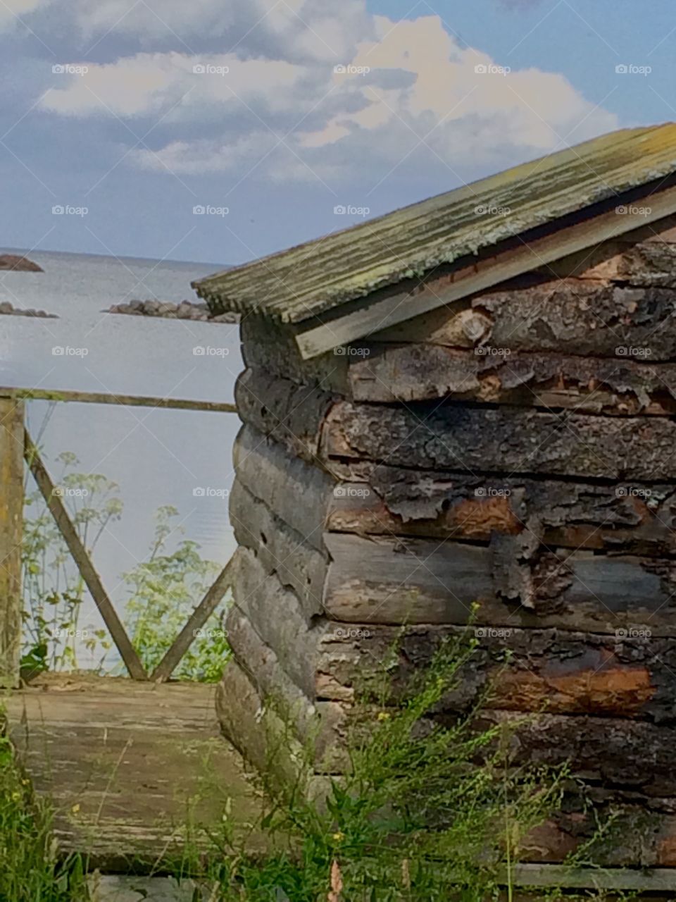 Old house in Furuvik Sweden