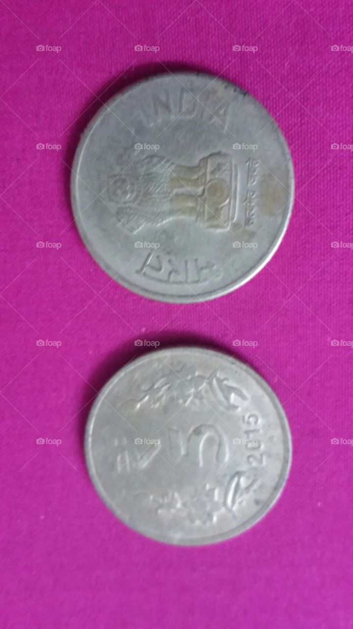 indian 5 Rupees coin