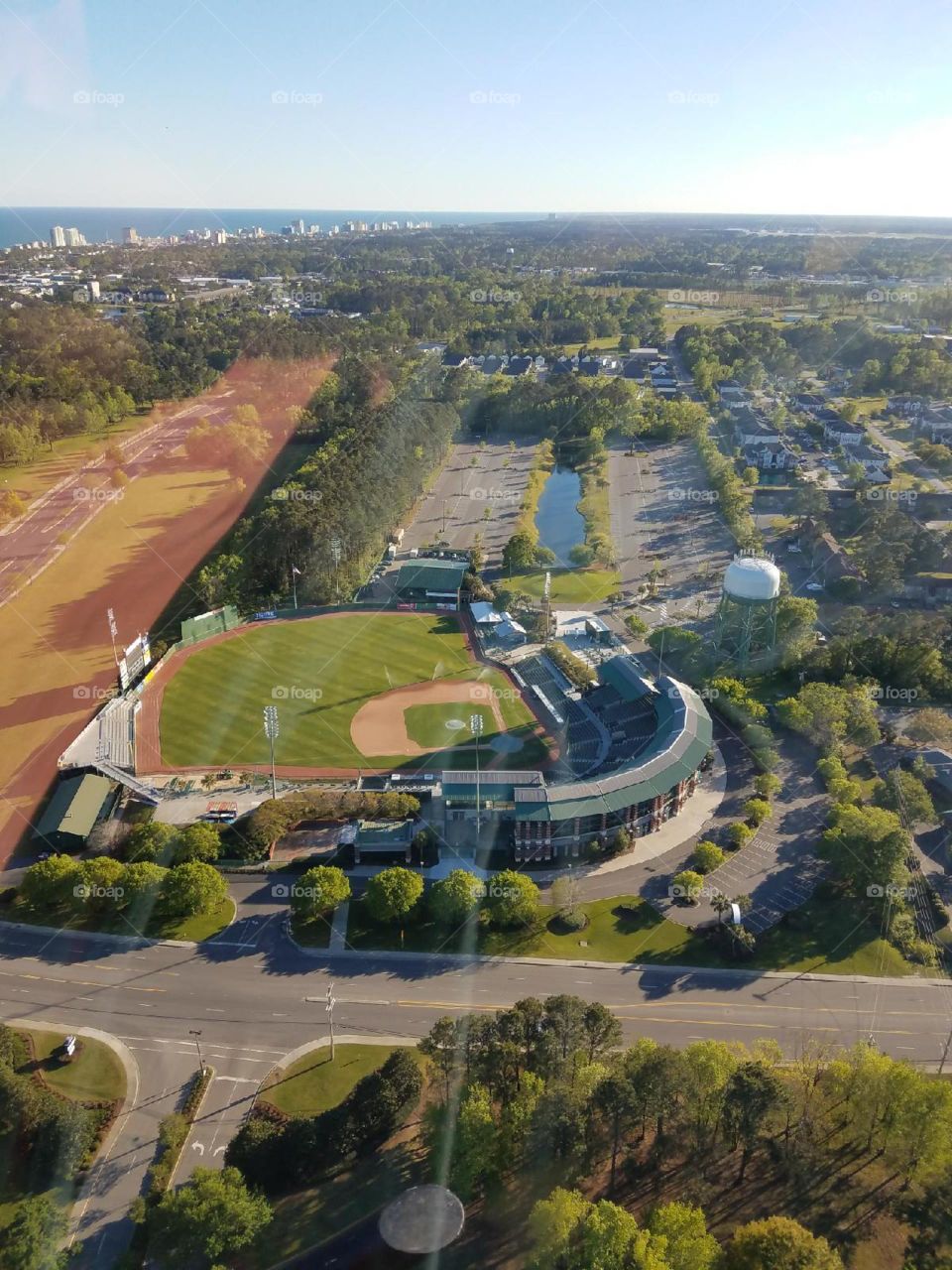 Amazing baseball field view 😎