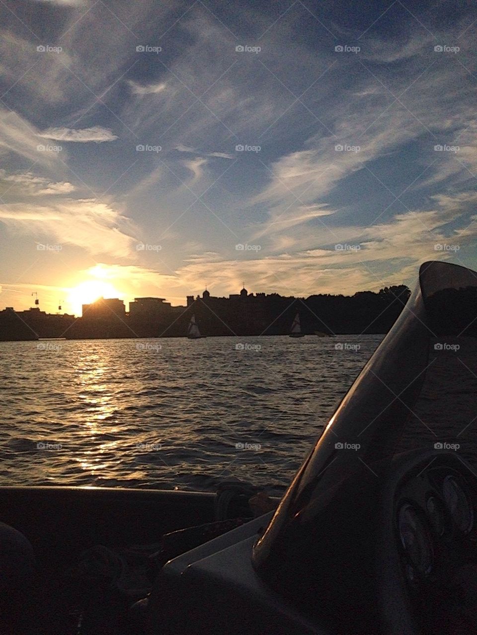 Boston sunset on the Charles 